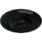 Ekena Millwork Reece Ceiling Medallion (Fits Canopies up to 6 3/4"), Hand-Painted Black Pearl, 21"OD x 1 1/4"P CM21REBPS - alternate 3